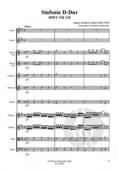 Sinfonie Nr. 135 von Johann Melchior Molter 