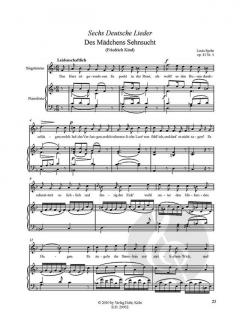 Deutsche Lieder op. 41 & op. 72 von Louis Spohr 