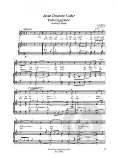 Deutsche Lieder op. 41 & op. 72 von Louis Spohr 