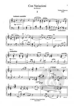 Con Variazioni von Violeta Dinescu 