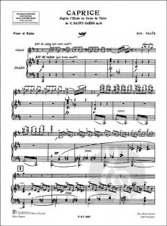 Caprice (d'apres l'etude en forme de valse Op. 52 Nr. 6) von Camille Saint-Saëns 