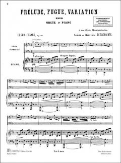 Prelude, Fugue et Variation Op. 18 von Cesar Franck 