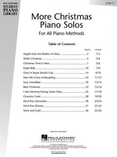 More Christmas Piano Solos Level 3 