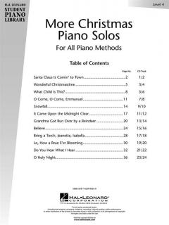 More Christmas Piano Solos Level 4 