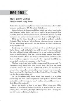 Broadway Musicals: The Most Valuable Players, 1960-2010 (Peter Filichia) 