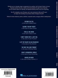 Pro Vocal Vol. 22: Great Standards (Men's Edition) 