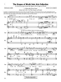 The Grapes Of Wrath Solo Aria Collection von Ricky Gordon 
