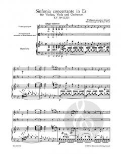 Sinfonia concertante KV 364(320d) (W.A. Mozart) 
