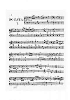 Six Easy Sonattas von Carl Friedrich Abel 