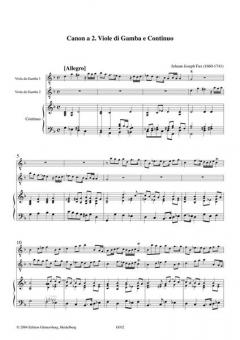 Kanon von Johann Joseph Fux 