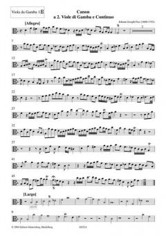 Kanon von Johann Joseph Fux 