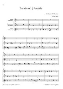 42 Fantasien Heft 1: 3-stimmig von Eustache du Caurroy 