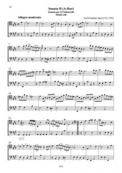 2 Berliner Sonaten von Carl Friedrich Abel 