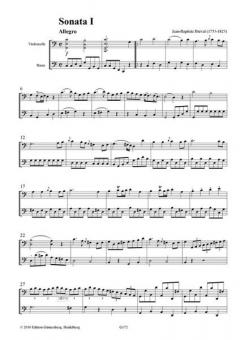 Six Sonates non difficiles op. 40 von Jean-Baptiste Bréval 