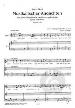Musikalische Andachten von Johann Wolfgang Franck 