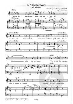 Acht Lieder von Johann Vesque von Püttlingen 