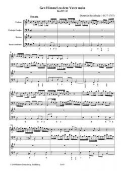 Gen Himmel zu dem Vater mein von Dietrich Buxtehude 