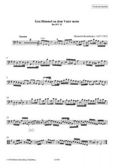 Gen Himmel zu dem Vater mein von Dietrich Buxtehude 