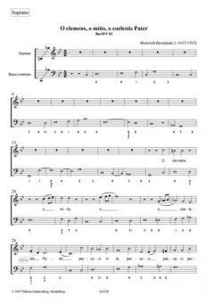 O clemens, o mitis, o coelestis Pater von Dietrich Buxtehude 