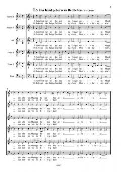 Puer natus in Bethlehem XII von Michael Praetorius 