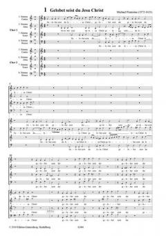 Puer natus in Bethlehem IX von Michael Praetorius 