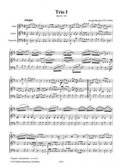 6 Trios Band 1 von Joseph Haydn 