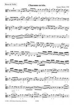 Chaconne en Trio von Jean Marie Morel 