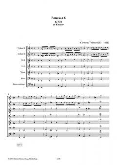 Sonata a 6 von Clemens Thieme 