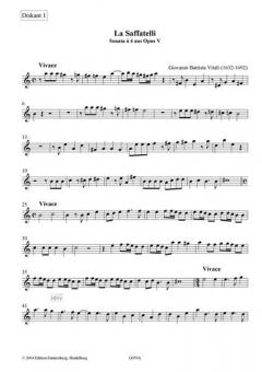 La Saffatelli und Capriccio detto il Molza von Giovanni Battista Vitali 