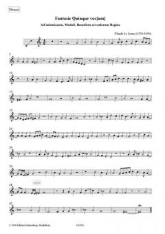 Benedicta es coelorum Regina von Claude le Jeune 