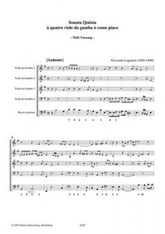 Sonata Quinta von Giovanni Legrenzi 