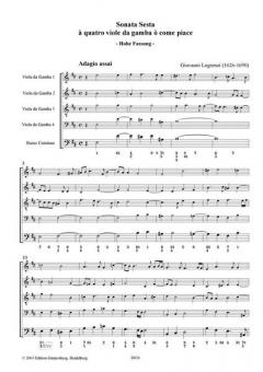 Sonata Sesta von Giovanni Legrenzi 