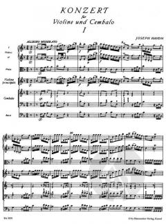 Konzert für Violine, Cembalo und Streicher Hob VIII:6 (Joseph Haydn) 