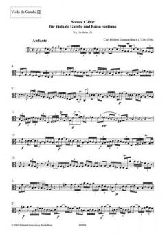 Sonate C-Dur Wq 136 von Carl Philipp Emanuel Bach 