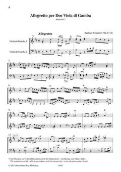 Allegretto per Doe Viola di gamba & Scherzando und Rondo von Berliner Schule im Alle Noten Shop kaufen