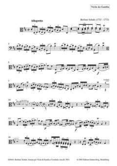 Sonata per Viola di gamba e Cembalo von Berliner Schule im Alle Noten Shop kaufen