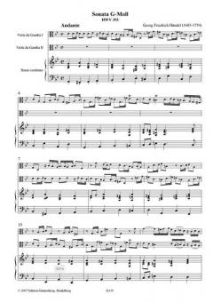 Sonata G-Moll von Georg Friedrich Händel 