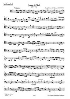 Sonata G-Moll von Georg Friedrich Händel 