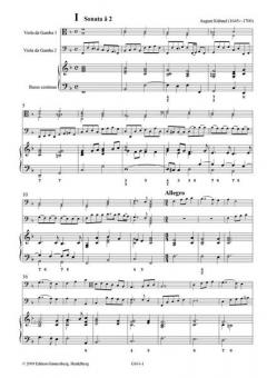 Sonaten I-III von August Kühnel 