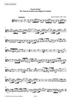 Sonate D-Dur von Johann Pfeiffer 