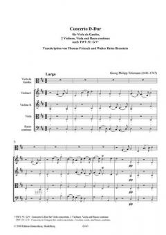 Concerto D-Dur von Georg Philipp Telemann 