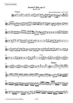 Sonate F-Dur op.1,1 von Dietrich Buxtehude 