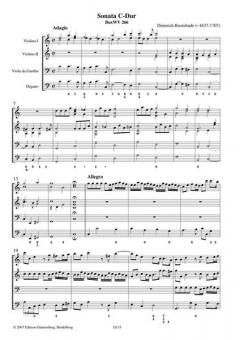 Drei Sonaten von Dietrich Buxtehude 