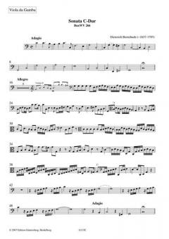 Drei Sonaten von Dietrich Buxtehude 