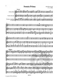 Trio Sonatas op. 1 Band 1 von John Ravenscroft 