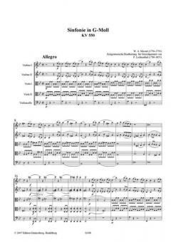 Sinfonie in G-Moll KV 550 von Wolfgang Amadeus Mozart 