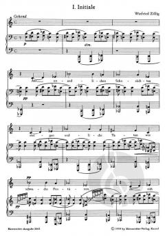 Lieder des Herbstes nach Gedichten von Rainer Maria Rilke von Winfried Zillig 