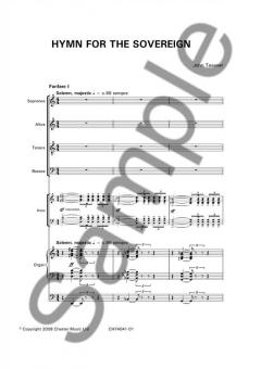 Hymn For The Sovereign (Vocal Score) (John Tavener) 