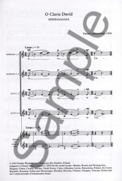 O Clavis David (Paweł Łukaszewski) 