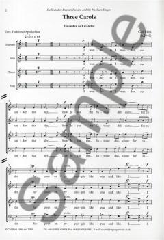 Three Carols von Carl Rütti 